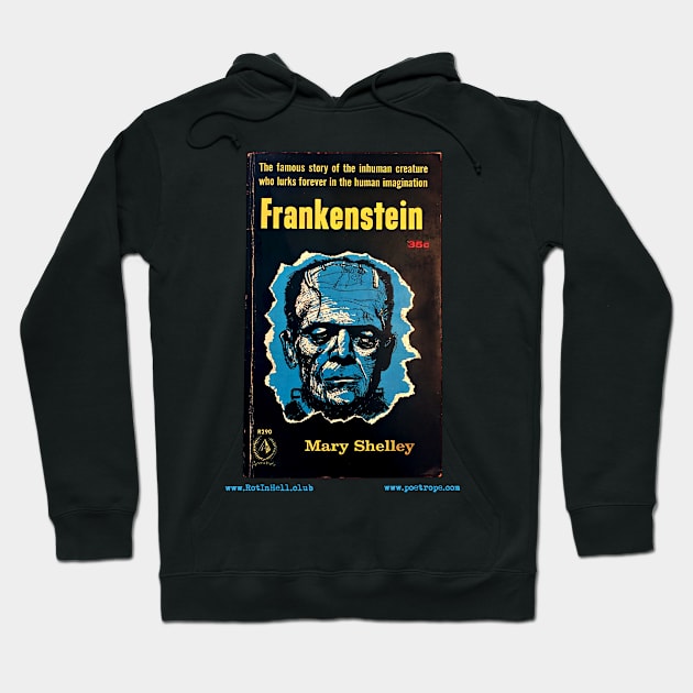 FRANKENSTEIN by Mary Shelley Hoodie by Rot In Hell Club